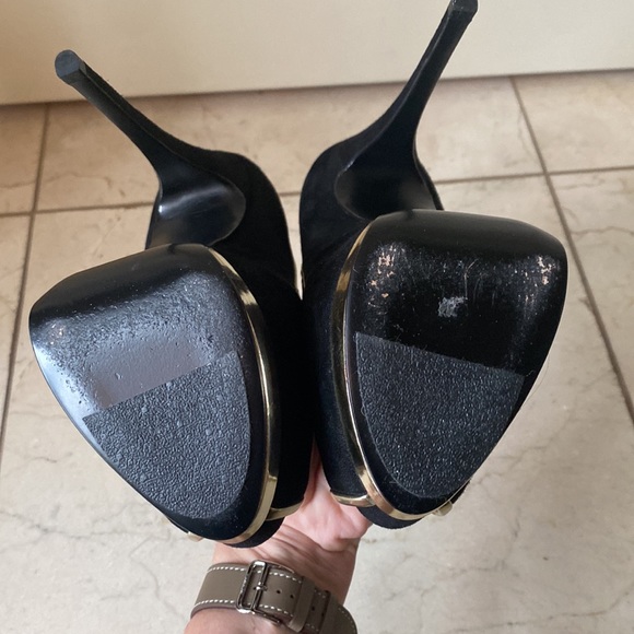 Giuseppe Zanotti Suede Platform Heels - Picture 6 of 7